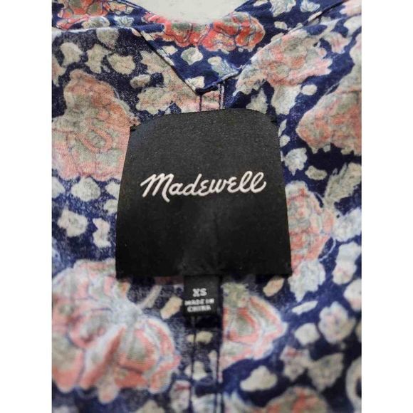 Madewell Blue Pink Robe Jacket Sz XS - Picture 3 of 6